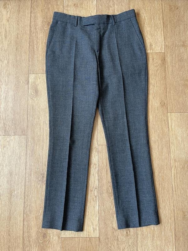Homme Christian Dior Pantalon Gris Viscose 30 / S