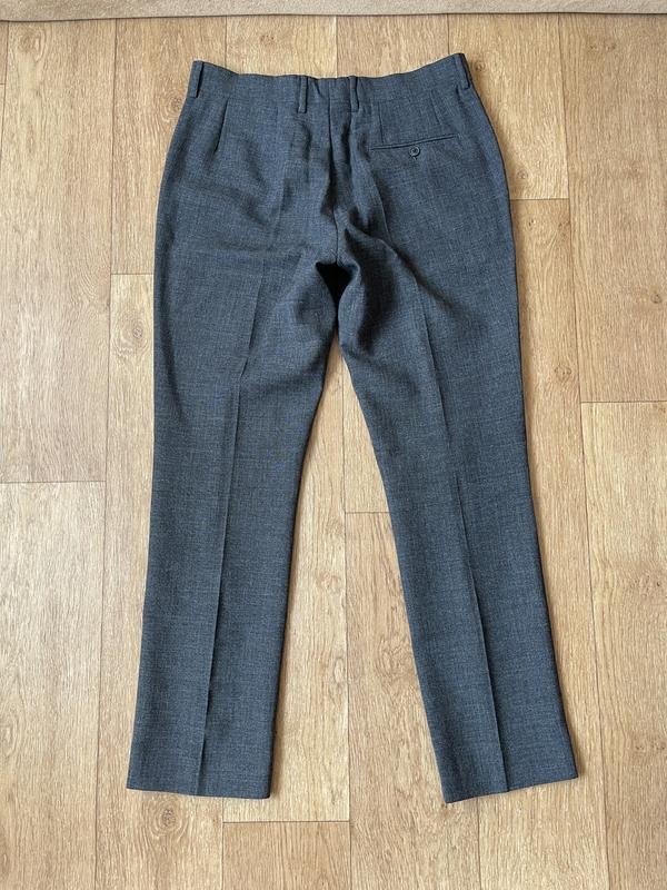 Homme Christian Dior Pantalon Gris Viscose 30 / S