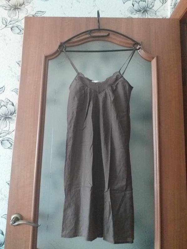 Femme Custommade Chemise de Nuit Marron Coton 34 /