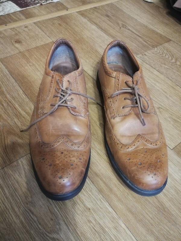 Homme Clarks Talons Marron Cuir 46