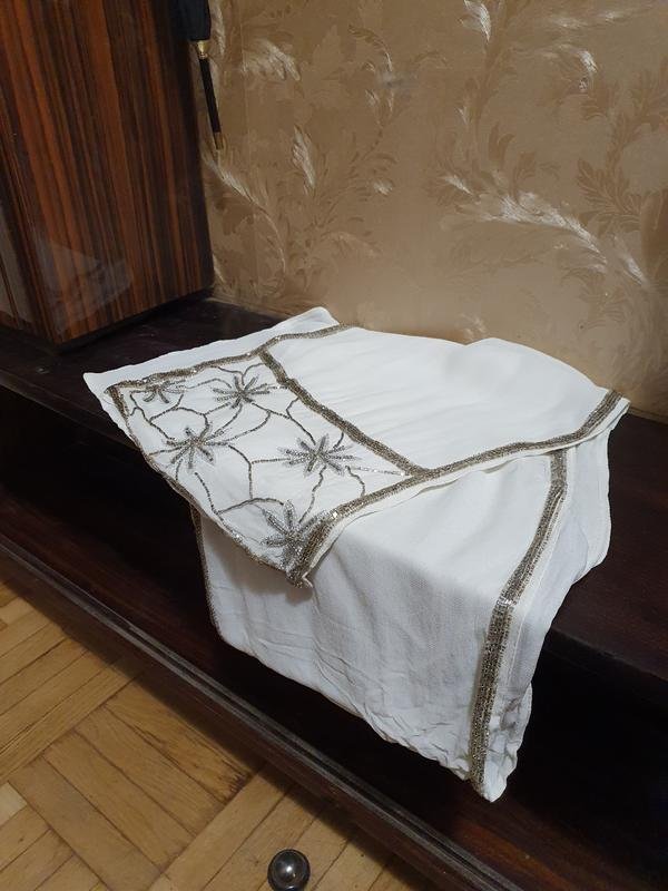 Женский Laura Ashley Шарф Белый Вискоза