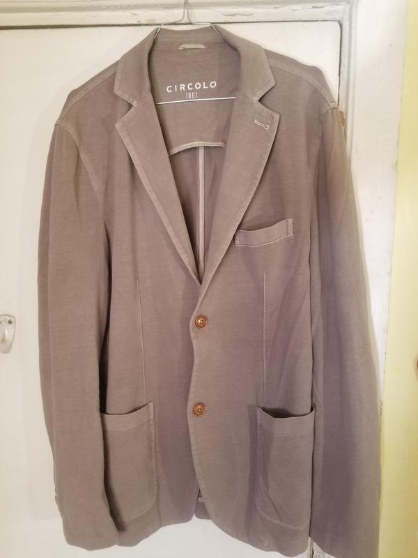 Herren Circolo 1901 Sakko Beige Baumwolle-Elasthan