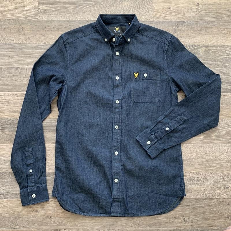 Men Lyle & Scott Shirt Navy 34 / XS / 42