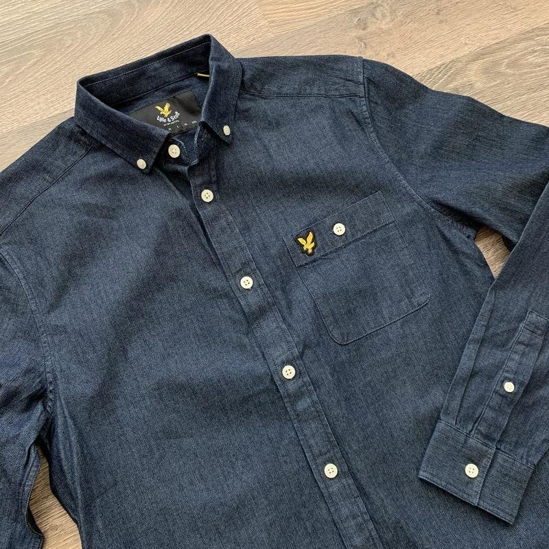Men Lyle & Scott Shirt Navy 34 / XS / 42