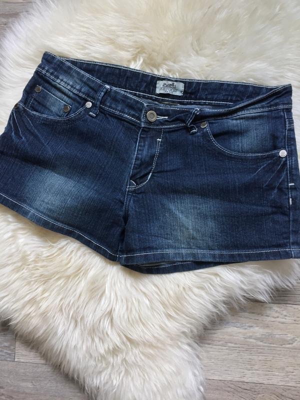 Women Hermes Shorts Navy Denim 38