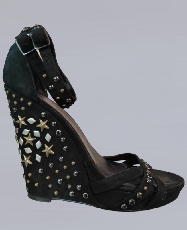 Женские Ash Босоножки Чёрные 41