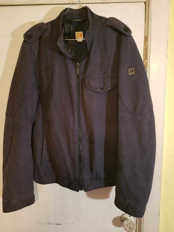 Homme BOSS Orange Veste Bleu Marine Coton 42 / XL