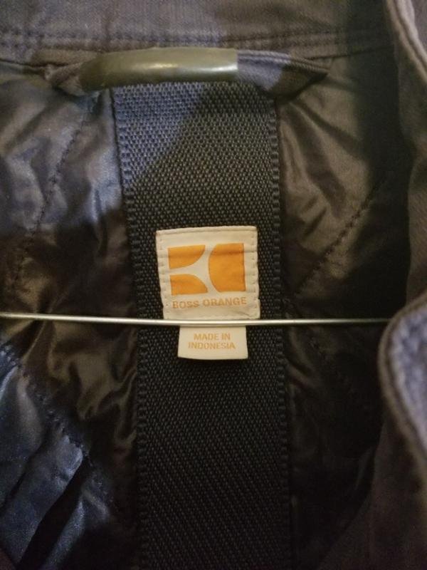 Homme BOSS Orange Veste Bleu Marine Coton 42 / XL