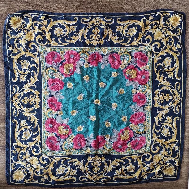 Donna Christian Dior Sciarpa Multicolore Sete