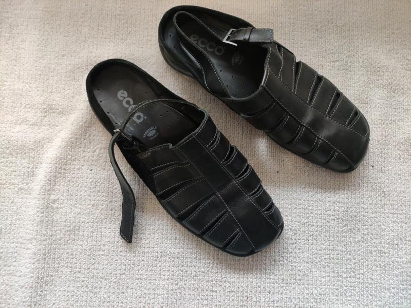 Herren Ecco Sandalen Schwarz 38