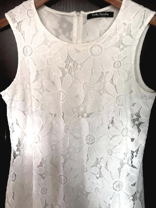 Femme Betty Barclay Robe Blanche Polyester 38 / M