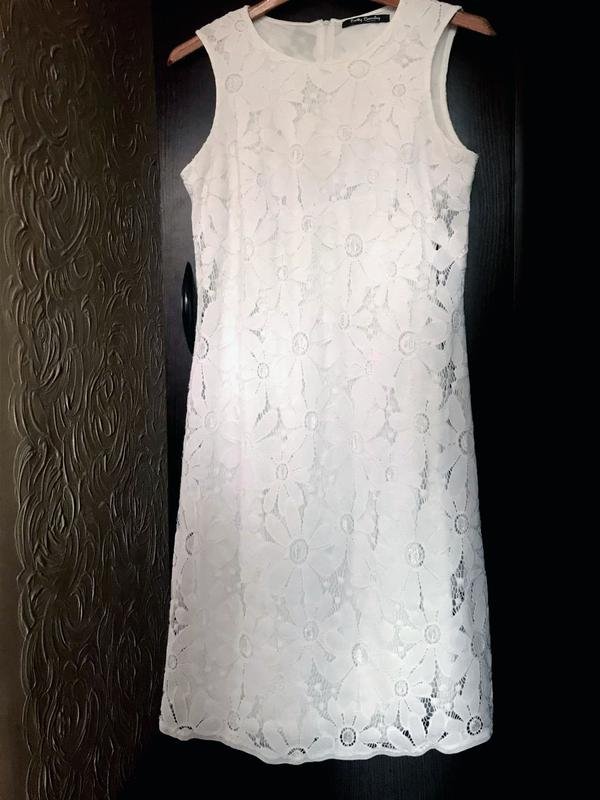 Femme Betty Barclay Robe Blanche Polyester 38 / M