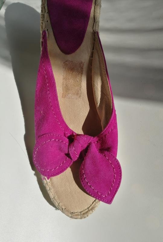Women Carvela Sabots Purple Suede 37.5