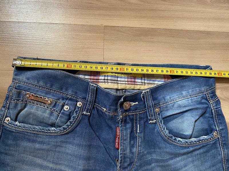 Мужские Dsquared² Шорты Тёмно-синий Джинс 32