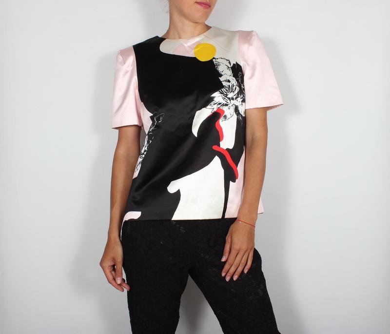 Damen Prabal Gurung Bluse Mehrfarbig Seide