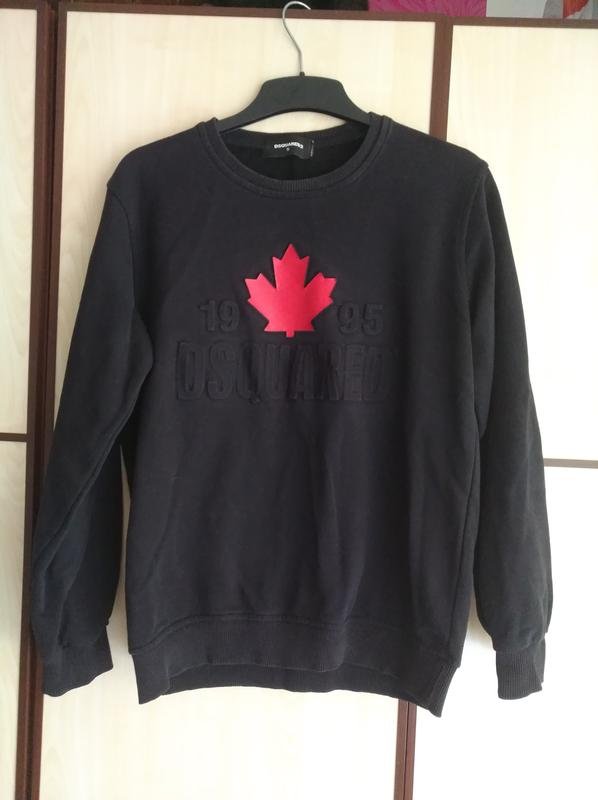 Мужской Dsquared² Свитшот Чёрный 36 / S / 44