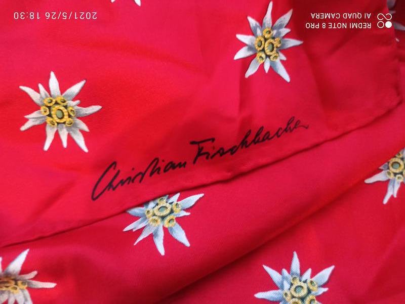 Damen Christian Louboutin Schal Rot Einheitsgröße