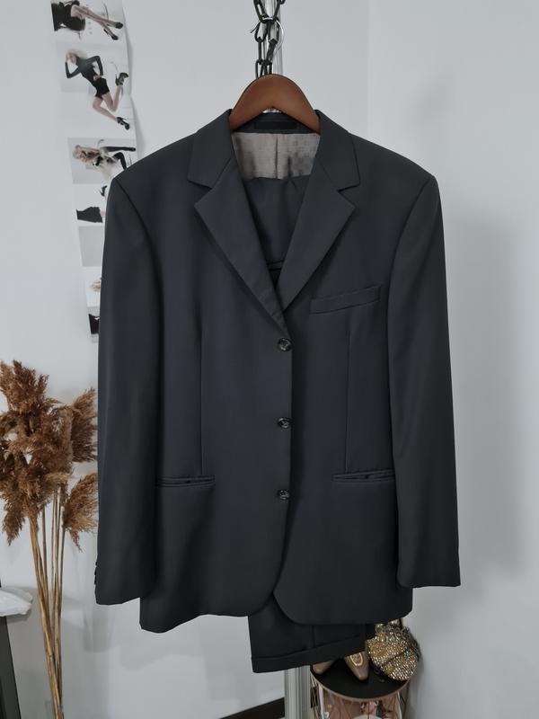 Women Givenchy Suit Grey Wool 38 / M / 46