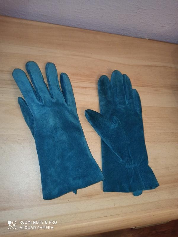 Donna Baldinini Guanti Turchese Camoscio Altro