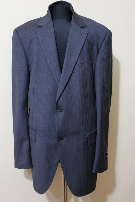 Мужской Balmain Пиджак Серый Шерсть 42 / XL / 50