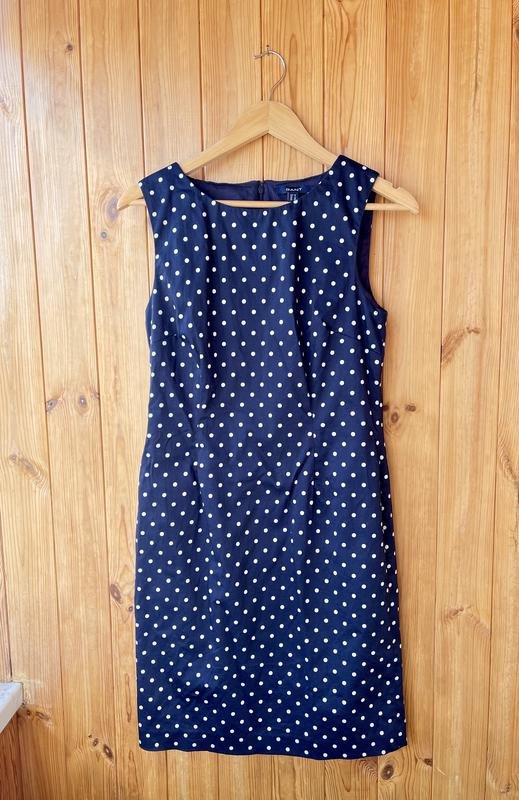 Donna Gant Abito Blu Cotone 36