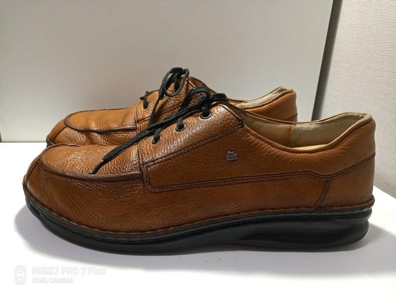 Комфортные кожаные туфли finn comfort germany 45-46