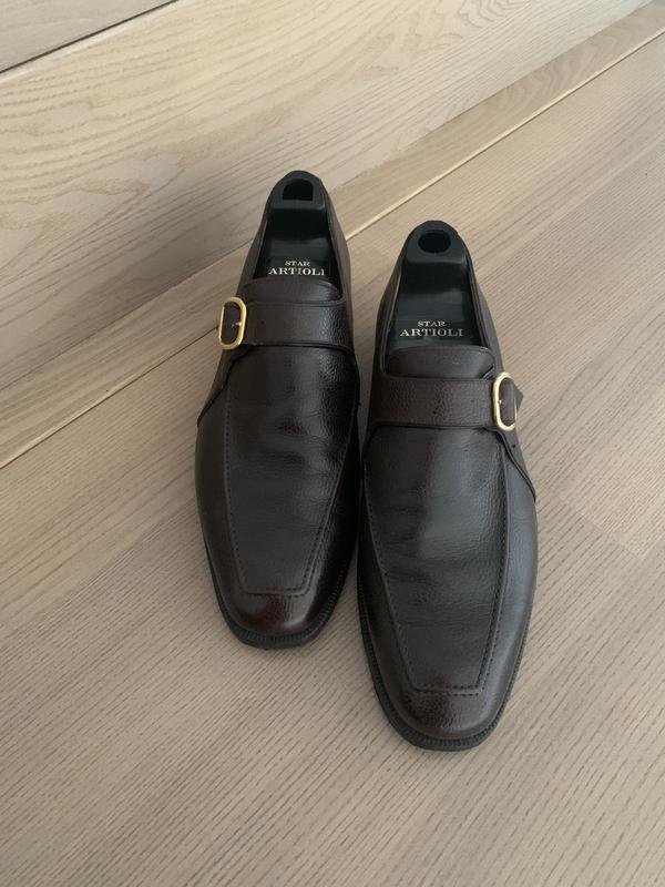 Мужские ARTIOLI Туфли Коричневый Кожа 42