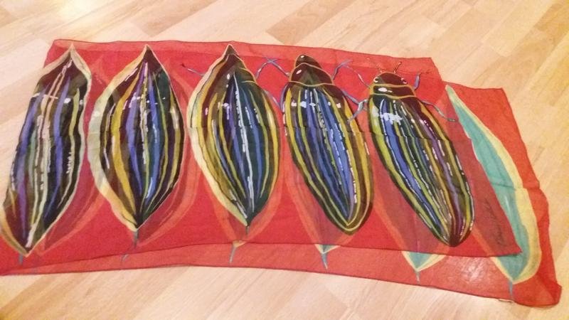 Damen Christian Louboutin Schal Rot Wolle