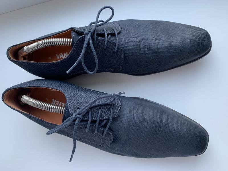 Men Dries Van Noten Heels Navy Leather 42