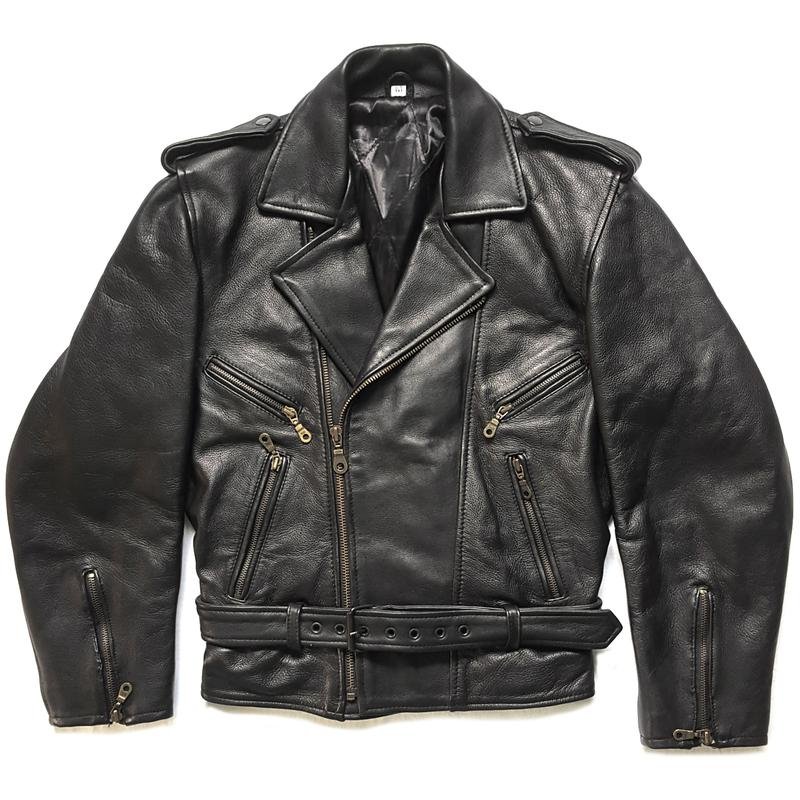 Мужской Belstaff Куртка Чёрный Кожа 38 / M / 46