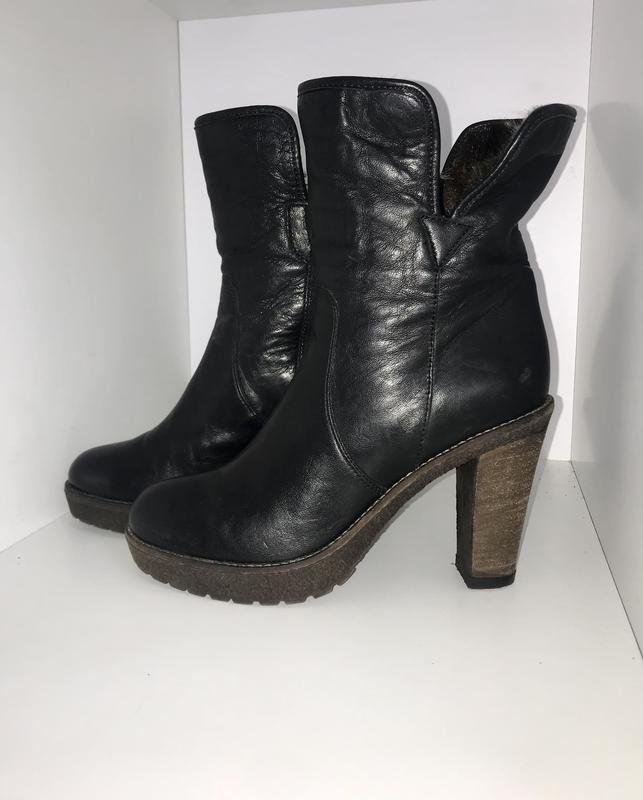 Женские Fred De La Bretoniere Чоботи Коричневые