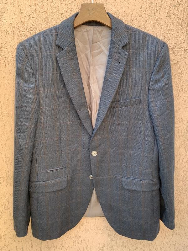 Men Dries Van Noten Blazer Grey Wool 38 / M / 46