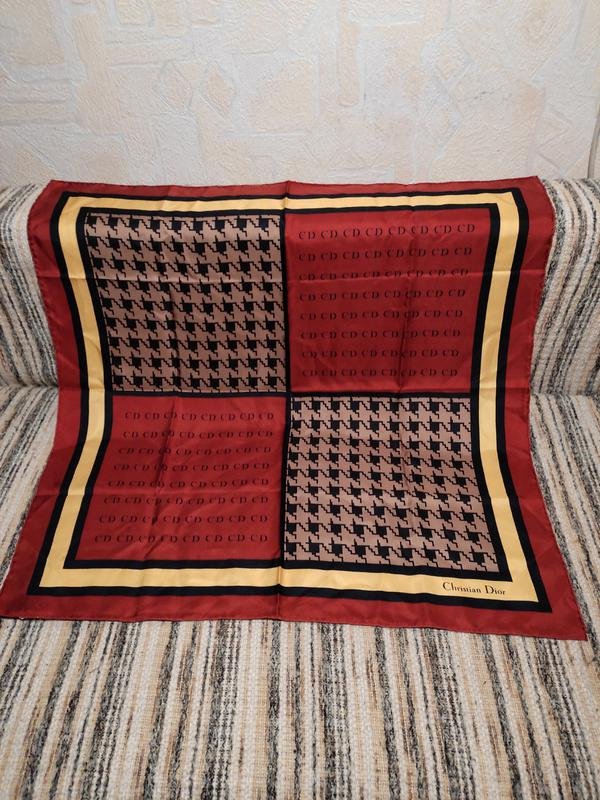 Damen Christian Dior Schal Mehrfarbig Seide