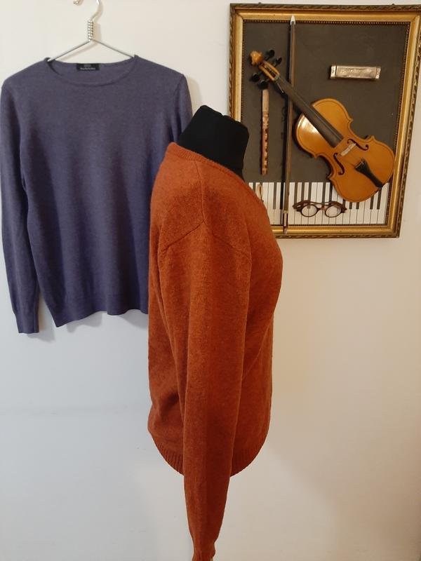 Женский ACW85 Джемпер Коралловый Шерсть 44 / XXL /