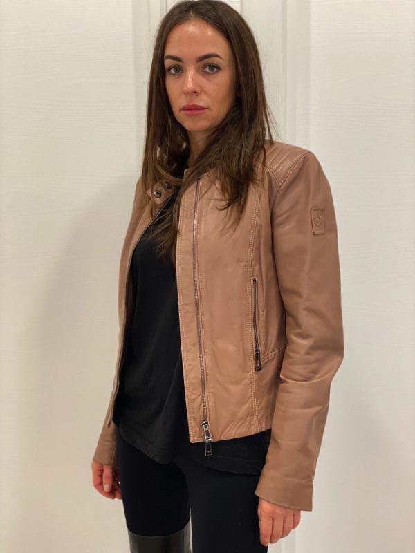 Femme Belstaff Veste Marron Cuir 36 / S / 44