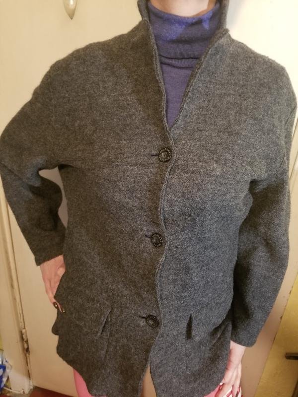 Женское Mulberry Пальто Серый Шерсть 40 / L / 48