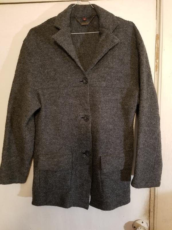 Женское Mulberry Пальто Серый Шерсть 40 / L / 48