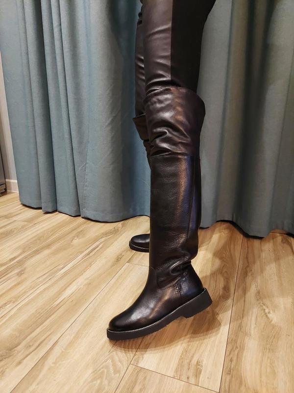 Damen Carlo Pazolini Stiefel Schwarz Leder 35