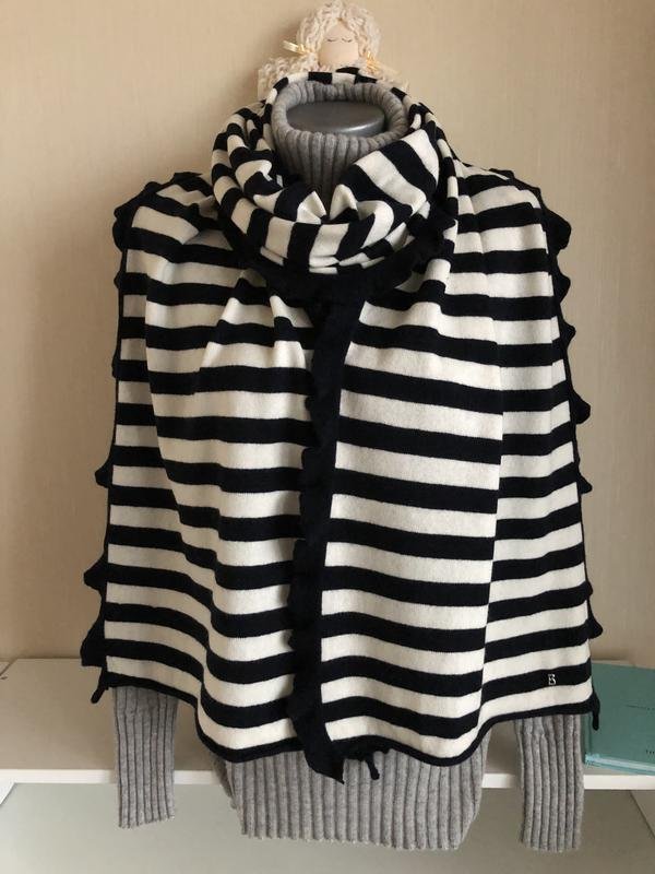 Женский Bogner Шарф Белый Шерсть