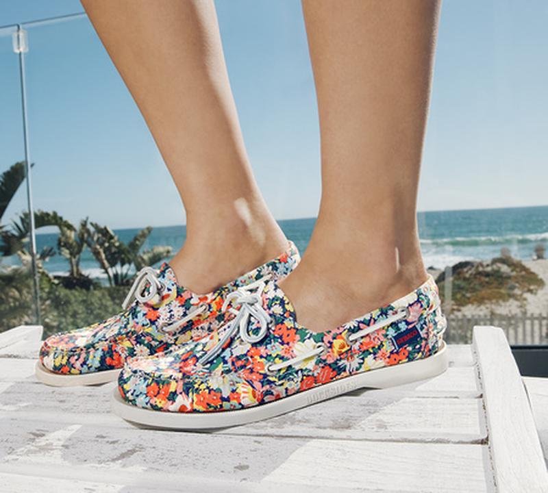 Женские Sebago Лоферы Разноцветный Текстиль 37