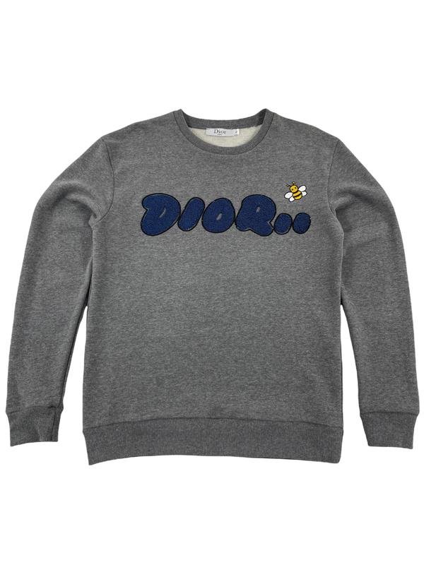 Damen Christian Dior Pullover Grau Fell 42 / XL /