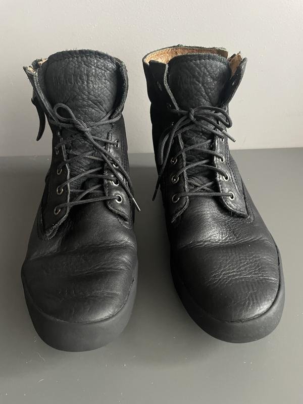 Женские Blackstone Угги Чёрный Кожа 37