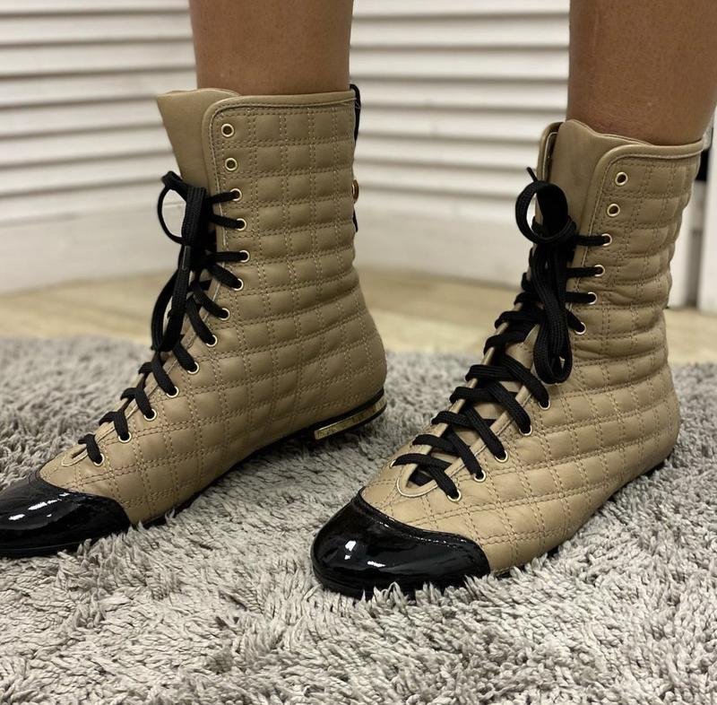 Damen Ballin Stiefel Beige 38