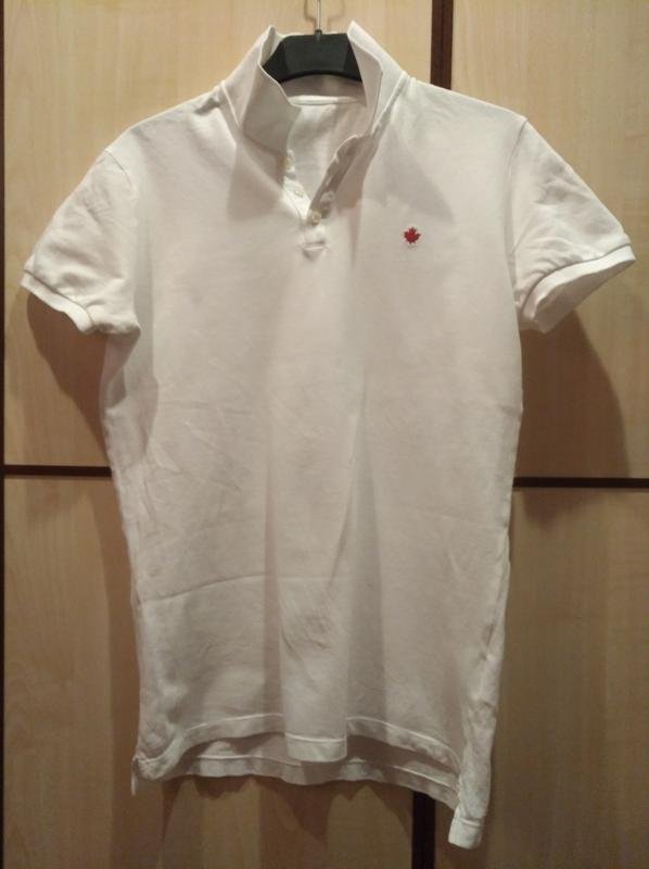 Мужской Dsquared² Футболка Белая 34 / XS / 42