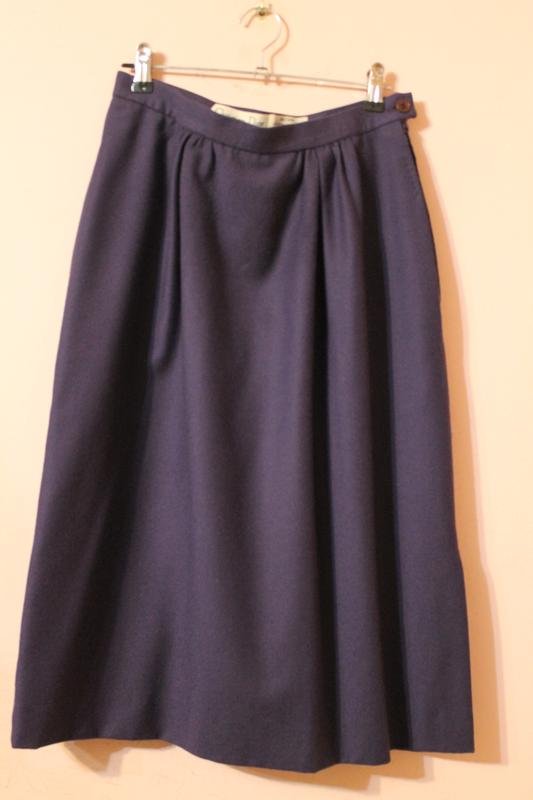 Damen Christian Dior Rock Lila Wolle 36 / S / 44