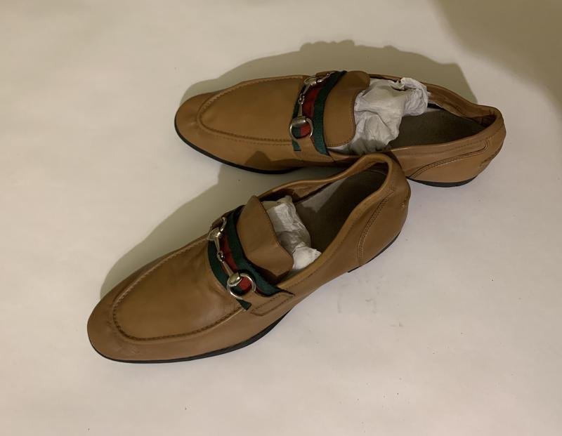 Herren Gucci Absatzschuhe Braun Leder 41