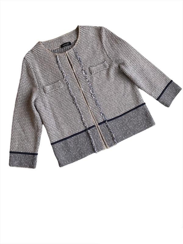 Женский Anne Klein Пиджак Белый Вискоза 36 / S /