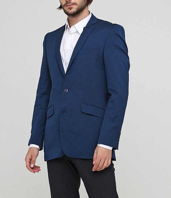 Men Ben Sherman Blazer Navy Wool 44 / XXL / 52