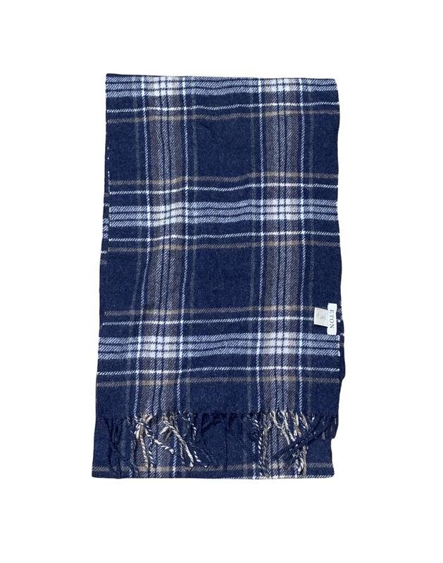 Homme Eton Écharpe Bleu Marine Taille Unique