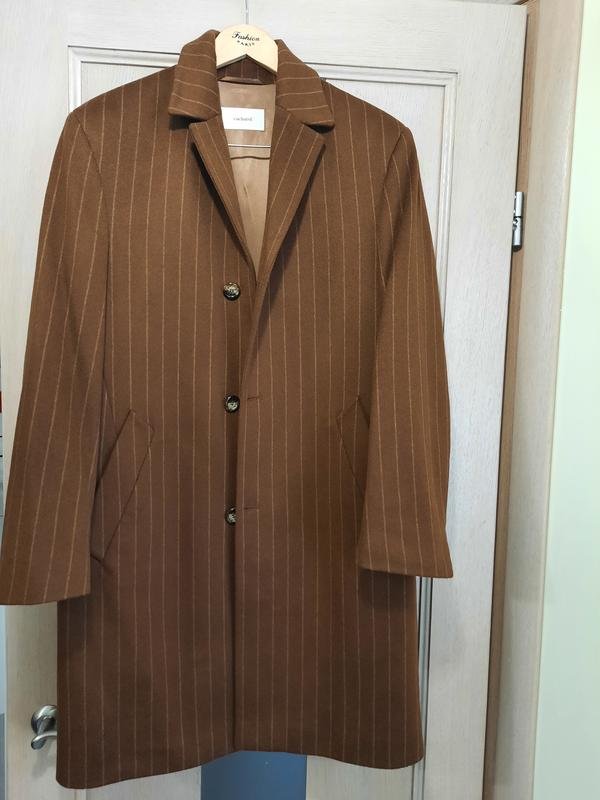 Uomo Cacharel Cappotto Marrone Lana 38 / M / 46